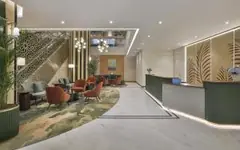 Lobby seating at Diyar Ajwa, Tapestry Collection by Hilton